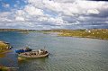 Boat aground near Cruit Island, Co. Donegal
